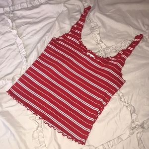Red Crop Top
